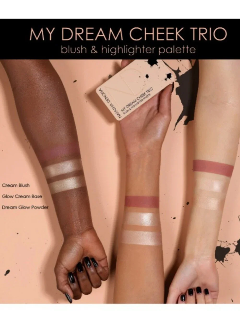 NATASHA DENONA My Dream Cheek Trio Palette